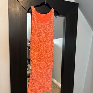 Ingrid & Isabel Orange Sequin Maxi Dress